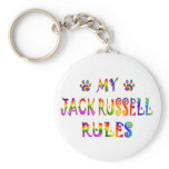 Jack Russell Rules Fun Key Chains