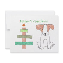 Jack Russell Stick Tree invitations by giftsjustforuholiday Jack Russell Stick Tree invitations