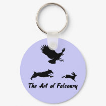 Jack Russell Terrier and Falconry Keychain by artoffalconry Jack Russell Terrier and Falconry Keychain