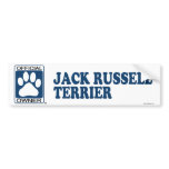 Jack Russell Terrier Blue Bumper Stickers