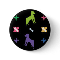 Jack Russell Terrier Button