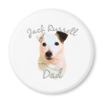 Jack Russell Terrier Dad 2 magnets by GreyWolfCreation Jack Russell Terrier Dad 2 magnets