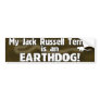 Jack Russell Terrier Earthdog Bumper Sticker