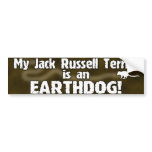 Jack Russell Terrier Earthdog Bumper Sticker