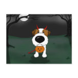 Jack Russell Terrier Halloween postcards