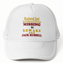 Jack Russell Terrier & Husband Missing Reward For Mesh Hat