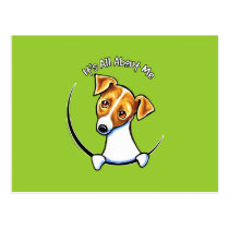Jack Russell Terrier IAAM Off-Leash Art™ Post Card