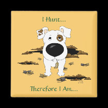 Jack Russell Terrier (Jacks) I Hunt... Magnet magnets
