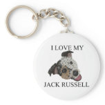 JACK RUSSELL TERRIER Love! Key Chains