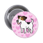 Jack Russell Terrier Love Pinback Buttons