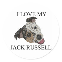 JACK RUSSELL TERRIER Love! stickers