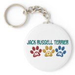 JACK RUSSELL TERRIER Mom Paw Print 1 Key Chains
