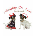 Jack Russell Terrier Naughty Or Nice t-shirts