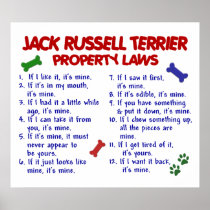 JACK RUSSELL TERRIER PL2 POSTER