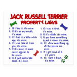 JACK RUSSELL TERRIER Property Laws 2 Post Cards