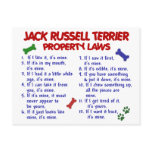 JACK RUSSELL TERRIER Property Laws 2 postcards
