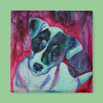 Jack Russell Terrier Pup Magnet  - "Julep"