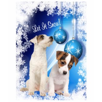 Jack Russell Terrier Puppy Let It Snow Design shirt