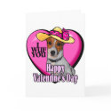 Jack Russell Terrier Valentines cards