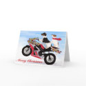 Jack Russell Terriers riding a motorcycle cards