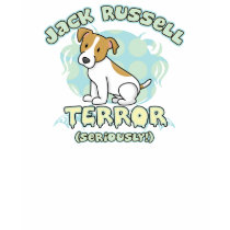 Jack Russell Terror Ladies Twofer Shirt