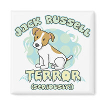 Jack Russell Terror Magnet