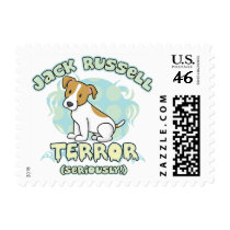 Jack Russell Terror Postage Stamps