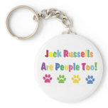 Jack Russells Are People Too Key Chain