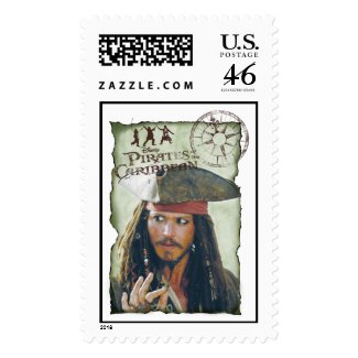 Jack Sparrow Adventure Postage Stamps