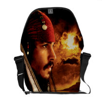 Jack Sparrow Side Face Shot Messenger Bag at Zazzle