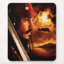 Jack Sparrow Side Face Shot mousepads