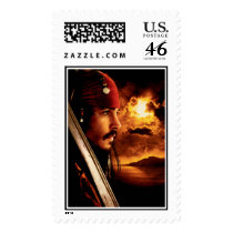 Jack Sparrow Side Face Shot postage