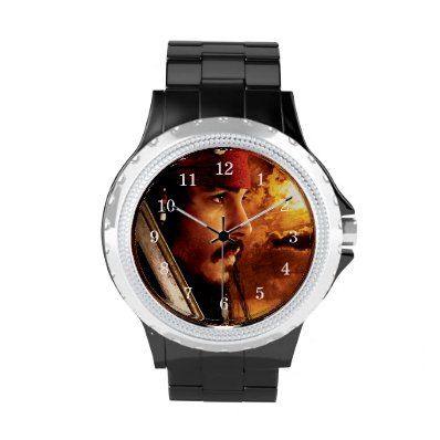 Jack Sparrow Side Face Shot Watch