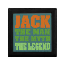 Jack, the Man, the Myth, the Legend gift boxes