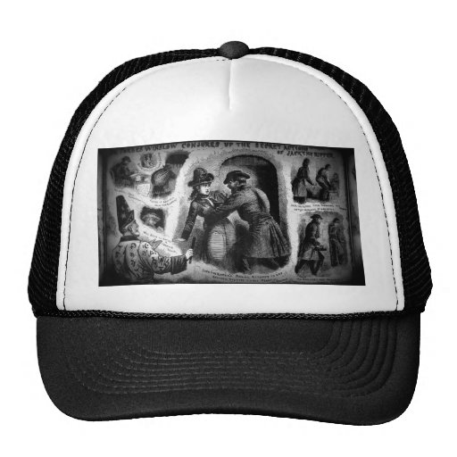 Jack The Ripper Illust Police News Winslow Shirt Trucker Hats Zazzle 5998