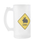Jackalope Crossing Highway Sign mugs