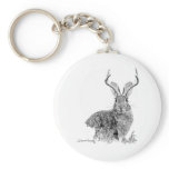 Jackalope Keychain