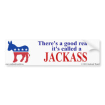 JACKASS bumper stickers