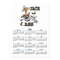 jackass jack riding an ass donkey business card template