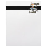 jackass jack riding an ass donkey letterhead template