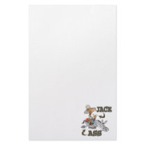 jackass jack riding an ass donkey customized stationery