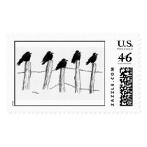 Jackdaws postage by fhooper Jackdaws postage