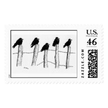 Jackdaws Stamp