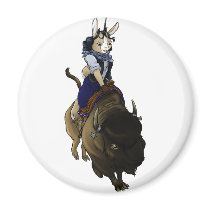 Jackelope Mesa Fridge Magnets
