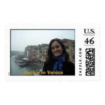 Jackie in Venice postage