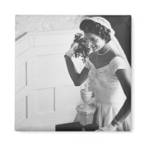 Jackie Kennedy, 1953 Fridge Magnet