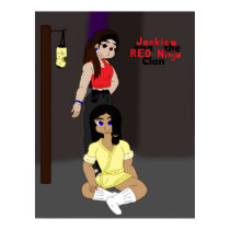 Jackiea and the RED Ninja Clan 4 posters