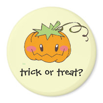 Jackie's "trick or treat?" magnet by mylovelydeath Jackie's "trick or treat?" magnet
