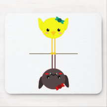 jackill bird bat mousepad