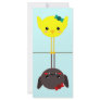 jackill bird bat custom rack card
